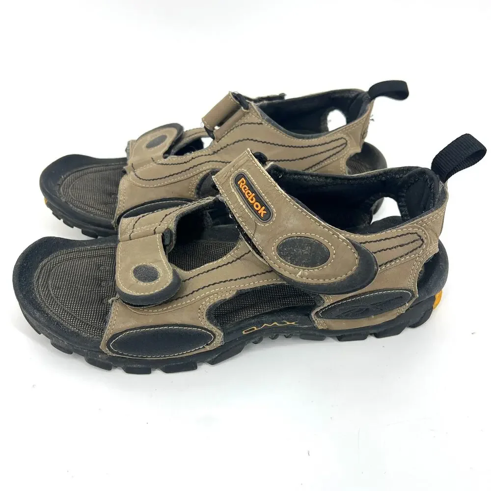 Reebok Mens Sport Sandals Open Toe Brown U.S. Size 9